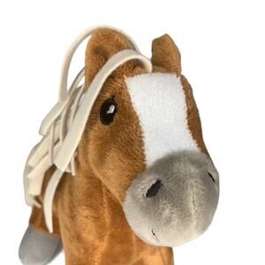 Melissa & Doug Small Brown Horse 8 inch Plush Felt Mane Tail Stuffed Animal Pony